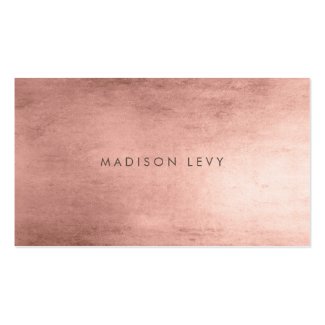 Bronze Minimalist Distressed Appointment Cards Business Card