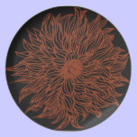 Bronze Mum Plate plates