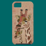 Bronze Rosa  Giraffes  Floral  iPhone Case casemate cases
