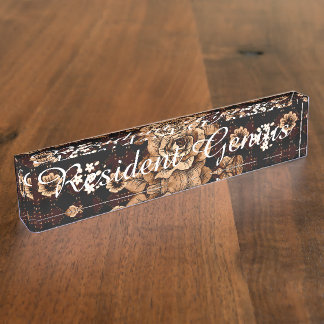 Bronze Name Plates, Bronze Desk Nameplate Designs