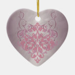 Bronze Scroll Heart Ornament