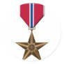 Bronze Star Medal Sticker