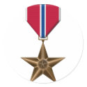 Bronze Star Medal stickers