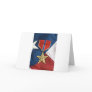 Bronze Star on American flag Greeting Cards