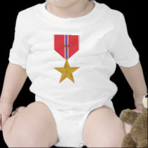 Bronze Star With V t-shirts