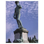 Bronze statue, David by Michelangelo, Florence, It Full Color Flyer