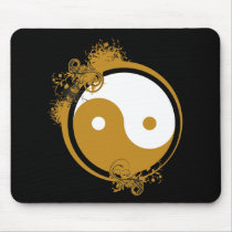 Bronze Yin Yang Mouse Mat