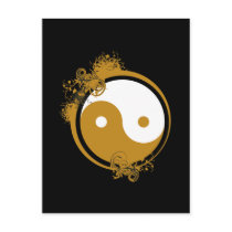 Bronze Yin Yang Post Cards