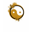 Bronze Yin Yang t-shirts