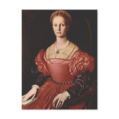 Bronzino - Lucrezia Panciatichi - 1540 Postcards by DaVincisCousin