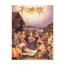 Bronzino - The Adoration of the Shepherds Post Card