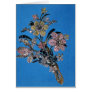 Brooch in form of large bouquet with brilliant card