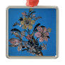 Brooch in form of large bouquet with brilliant ornaments