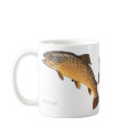 Brook and Brown Trout Mug by FishTsdotcom Brook and Brown Trout Mug