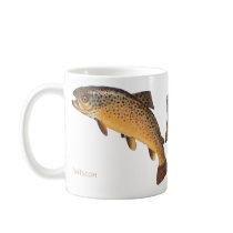 Brook and Brown Trout Mug