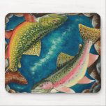 Brook Trout and Rainbow Trout Mouse Pad