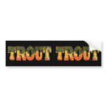 Brook Trout Art Bumper Stickers
