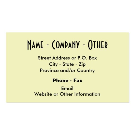 Brook Trout Fish Business Card Template (back side)