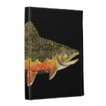 Brook Trout Fish Painting iPad Case