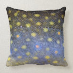 Brook Trout Fish Scales Throw Pillows