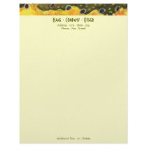 Brook Trout Fishing Letterhead Template