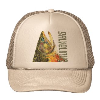 Brook Trout Fishing Trucker Hat