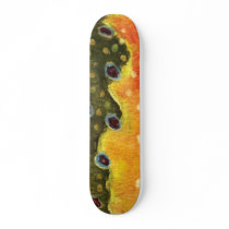 Brook Trout Fly Fishing Skateboard Deck