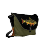 Brook Trout Painting Messenger Bags