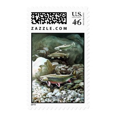 Brook Trout Postage