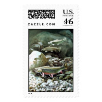Brook Trout postage by moxieann Brook Trout postage