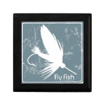 Brook Trout Scales Jewelry Box