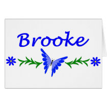 Brooke (Blue Butterfly) Cards