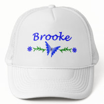 Brooke (Blue Butterfly) Mesh Hats
