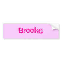 Brooke bumper stickers