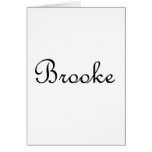 Brooke Card
