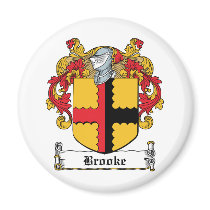 Brooke Family Crest magnets