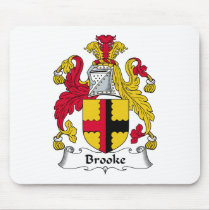 Brooke Family Crest Mouse Pad