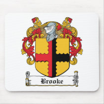 Brooke Family Crest Mouse Mat