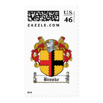 Brooke Family Crest postage