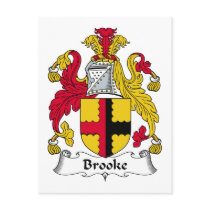 Brooke Family Crest Postcards