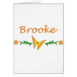 Brooke (Orange Butterfly) Greeting Cards