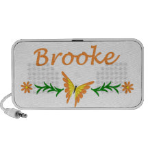 Brooke (Orange Butterfly) iPhone Speakers