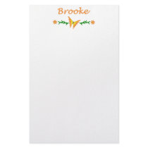 Brooke (Orange Butterfly) Stationery