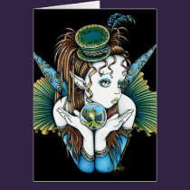 "Brooke" Pet Fish Couture Fairy Art Card