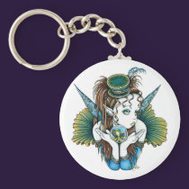 "Brooke" Pet Fish Couture Fairy Art Keychain keychains