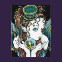 "Brooke" Pet Fish Couture Fairy Art Postcards