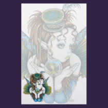 "Brooke" Pet Fish Couture Fairy Art Stationery stationery