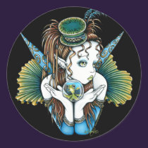 "Brooke" Pet Fish Couture Fairy Art Stickers stickers