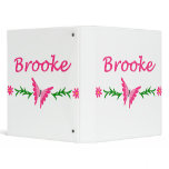 Brooke (Pink Butterfly) binders