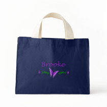 Brooke (Purple Butterfly) Tote Bag